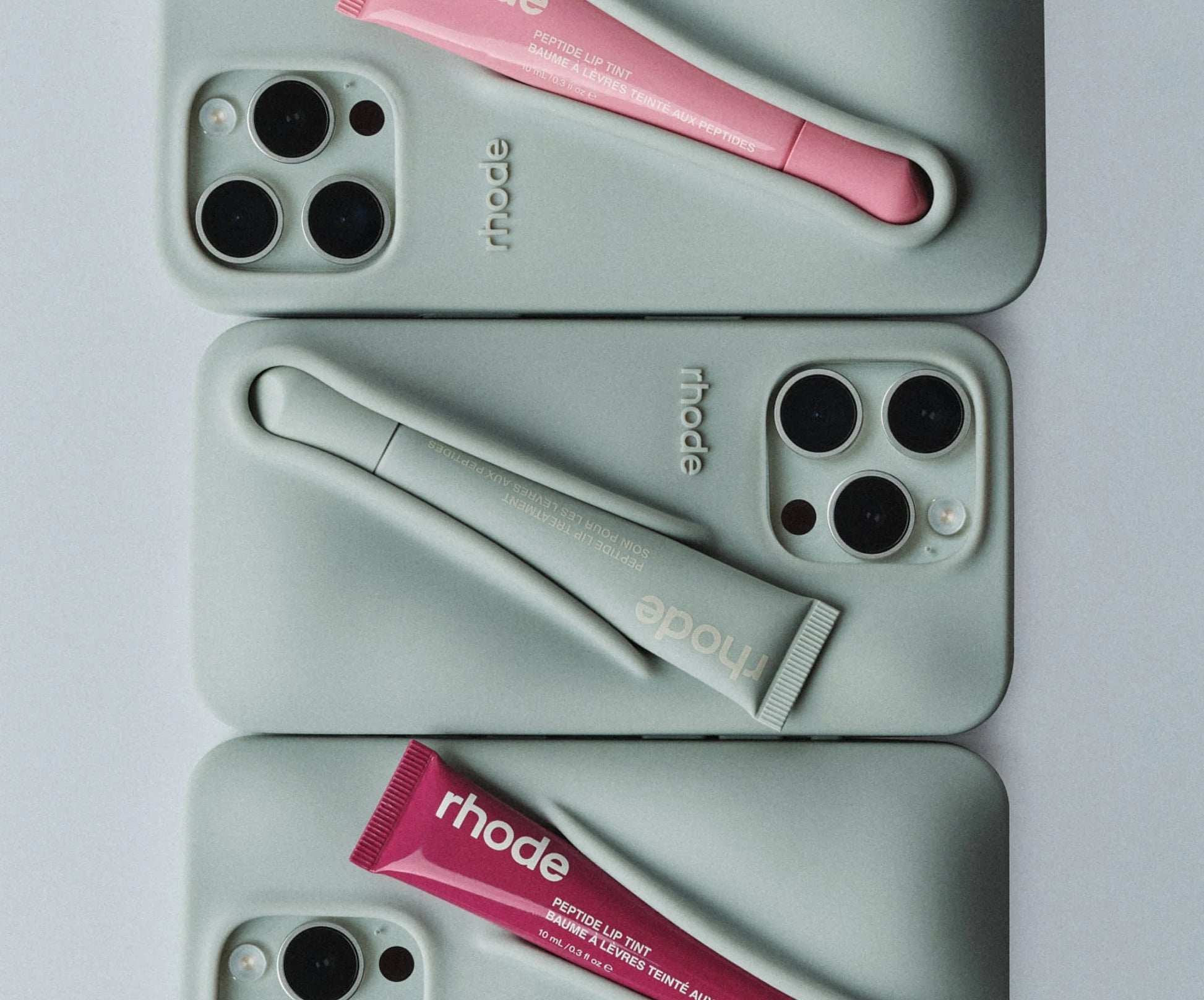 Rhode Peptide Lip Tint Set + iPhone Case